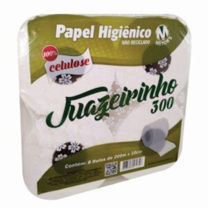 Papel Higienico Juazeirinho 300 100% Celulose