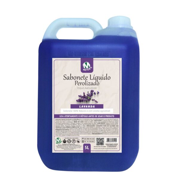 Sabonete Líquido Perolizado Lavanda