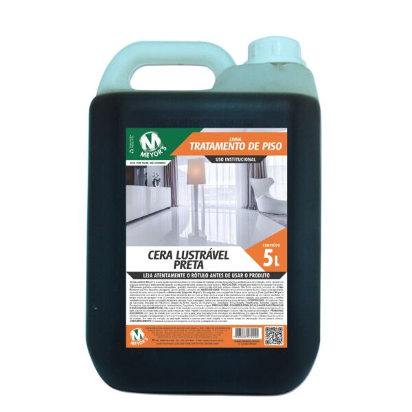 Cera Lustrável Preta