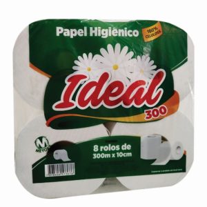 papel higienico ideal 300 100 celulose