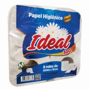 papel higienico ideal 300 branco